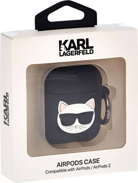 Чехол для наушников Karl Lagerfeld Paris 1159776558 (Черный, One size)