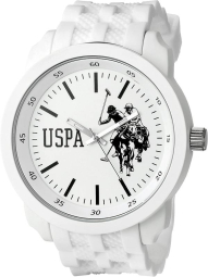 Часы U.S. Polo Assn с большим циферблатом 1159783409 (Белый, One size)