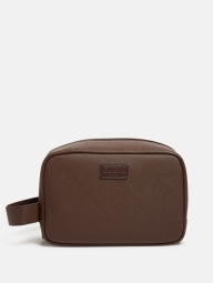 Стильный несессер Guess Saffiano Travel Kit Bag 1159800877 (Коричневый, One size)