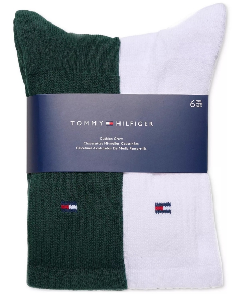 Набор мужских носков Tommy Hilfiger высокие 6 пар 1159815313 (Разные цвета 40-46)