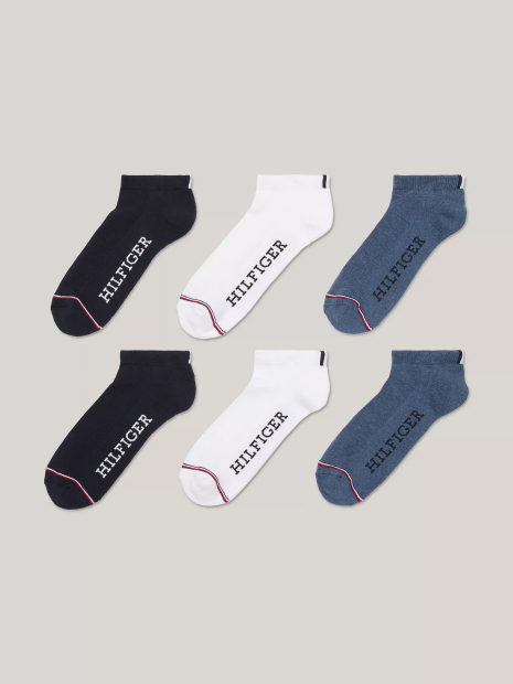 Набор носков 6 пар Tommy Hilfiger короткие 1159833549 (Разные цвета One Size)