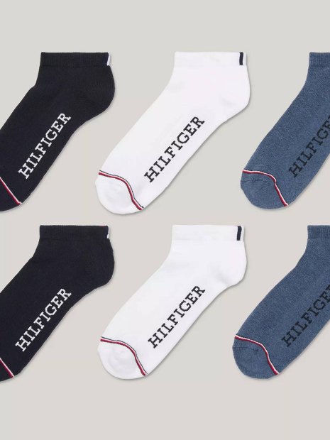 Набор носков 6 пар Tommy Hilfiger короткие 1159833549 (Разные цвета One Size)