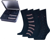 Подарочный набор мужских носков Tommy Hilfiger высокие 1159795007 (Синий, 43-46)