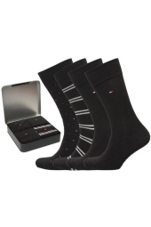 Подарочный набор мужских носков Tommy Hilfiger высокие 1159795012 (Черный, 43-46)