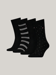 Подарочный набор мужских носков Tommy Hilfiger высокие 1159795012 (Черный, 43-46)