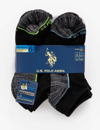 Набір чоловічих шкарпеток U.S.Polo Assn 1159801010 (Чорний/сірий, 6-12)