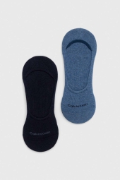 Набір чоловічих шкарпеток Calvin Klein 1159808828 (Білий/синій, 43-46)