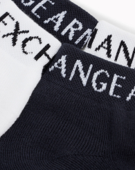 Набор мужских носков Armani Exchange 2 пары 1159834155 (Разные цвета S/M)