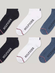 Набор носков 6 пар Tommy Hilfiger короткие 1159833549 (Разные цвета One Size)