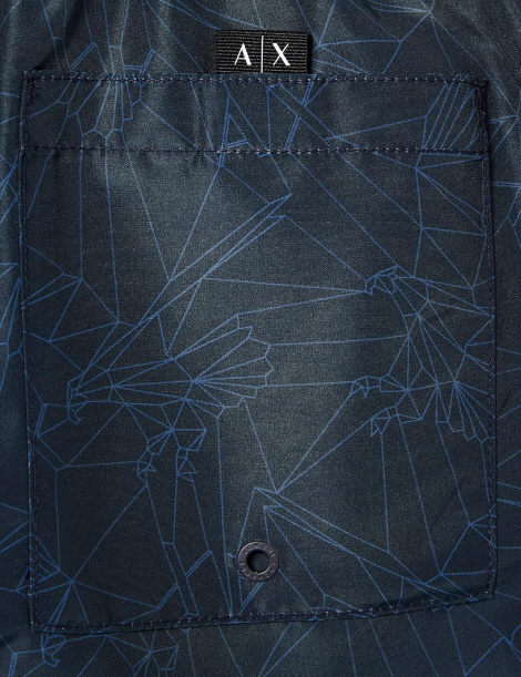 Чоловічі шорти для плавання Armani Exchange 1159835707 (Синій XXL)