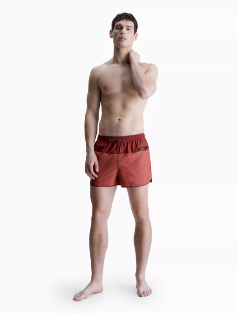 Шорты мужские для плавания Calvin Klein с логотипом 1159835863 (Красный XXL)