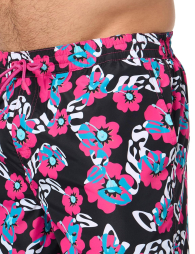 Мужские шорты для плавания GUESS на завязках 1159833445 (Черный S)