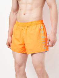 Двосторонні шорти для плавання GUESS 1159833934 (Блакитний/Помаранчевий XXL)