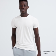 Мужская футболка UNIQLO с технологией HEATTECH 1159795939 (Белый, XL)