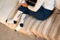 Високі теплі шкарпетки UNIQLO з технологією HEATTECH 1159797125 (Білий, One size)