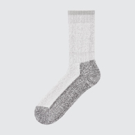 Высокие теплые носки UNIQLO с технологией HEATTECH 1159797545 (Серый, One size)