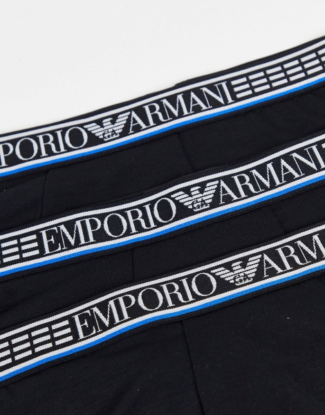 Мужские трусы транки Emporio Armani набор 1159800690 (Черный, XL)