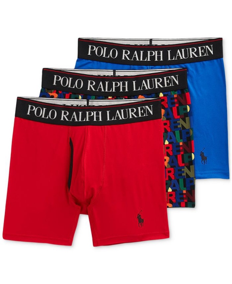 Набір чоловічих трусів Polo Ralph Lauren боксери 1159815520  (Різнокольоровий M)