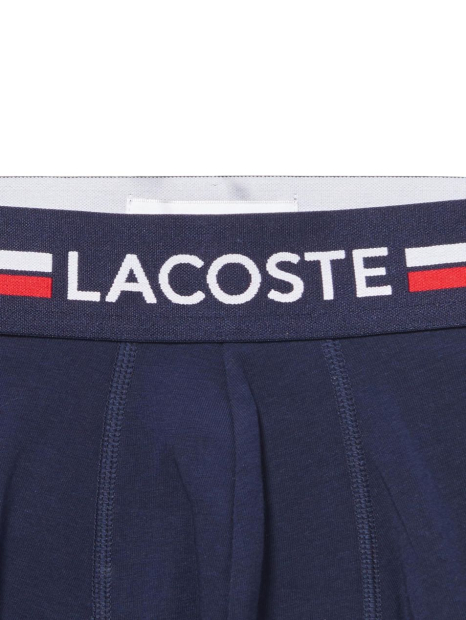 Фирменные мужские трусы боксеры Lacoste набор 1159832680 (Разные цвета L)