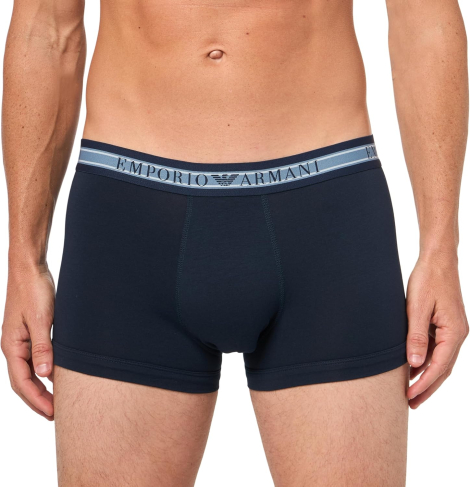 Мужские трусы транки Emporio Armani набор 1159834046 (Синий M)