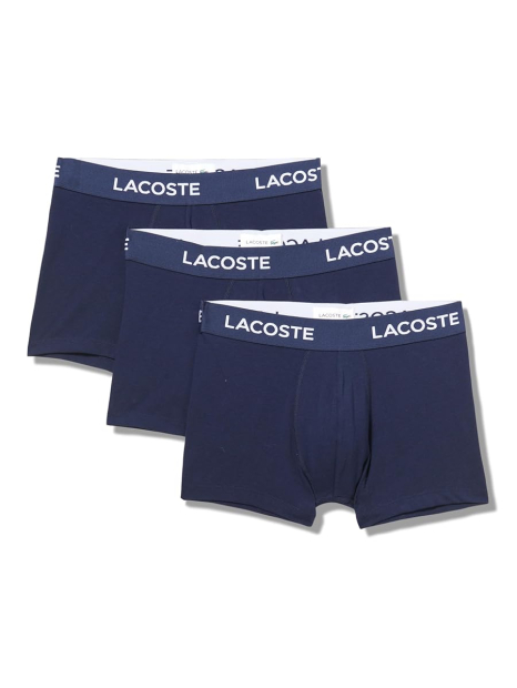 Фірмові чоловічі труси транки Lacoste набір 1159838064 (Синій L)
