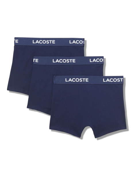 Фірмові чоловічі труси транки Lacoste набір 1159838064 (Синій L)