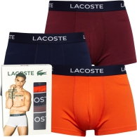 Фирменные мужские трусы-транки Lacoste набор 1159797172 (Разные цвета, XXL)