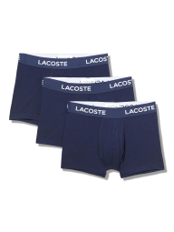 Фирменные мужские трусы транки Lacoste набор 1159838064 (Синий L)