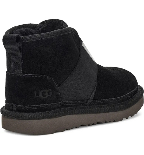 Мужские замшевые ботинки UGG с логотипом 1159775395 (Черный, 45)