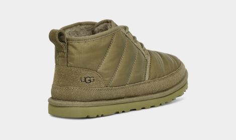 Мужские тканевые ботинки UGG на меху 1159779620 (Зеленый, 43)