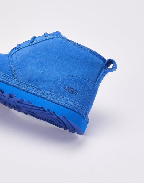 Мужские замшевые ботинки UGG на меху 1159782178 (Синий, 52)