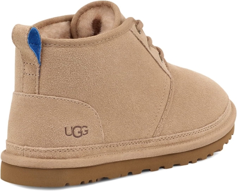 Мужские замшевые ботинки UGG на меху 1159794326 (Бежевый, 43)