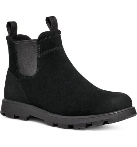 Мужские замшевые ботинки UGG 1159795285 (Черный, 42)