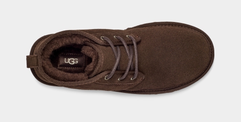 Мужские замшевые ботинки UGG на меху 1159805704 (Коричневый, 50,5)