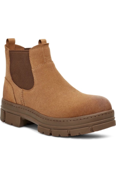 Мужские замшевые водонепроницаемые ботинки челси UGG 43 (10 US) 31 см Коричневый 1159826390