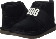 Мужские замшевые ботинки UGG с логотипом 1159775395 (Черный, 45)