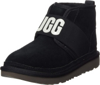 Чоловічі замшеві черевики UGG з логотипом оригінал 1159775395 (Чорний, 45)