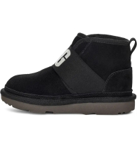 Мужские замшевые ботинки UGG с логотипом 1159775395 (Черный, 45)