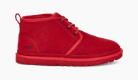 Мужские замшевые ботинки UGG на меху 1159778258 (Красный, 43)