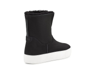 Женские замшевые ботинки UGG с мехом 1159785710 (Черный, 38,5)