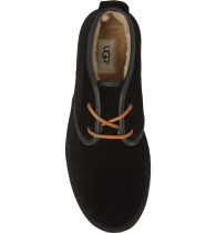 Мужские замшевые ботинки UGG на меху 1159791125 (Черный, 46)