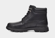Мужские кожаные ботинки UGG на меху 1159804057 (Черный, 46)