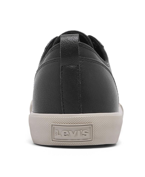 Чоловічі кеди на шнурівці Levi's 47 (13 US) 30 см Чорний 1159820423