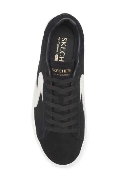 Мужские замшевые кеды Skechers Eden 44 (10,5 US) 28 см Черный 1159828534