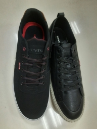 Чоловічі кеди на шнурівці Levi's 47 (13 US) 30 см Чорний 1159820423
