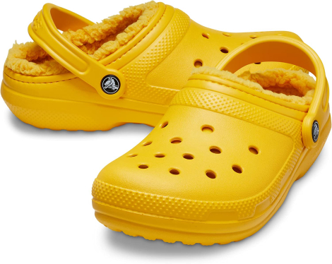 Женские утепленные Crocs сабо 1159769590 (Желтый, 38-39)