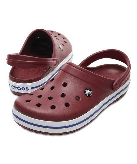 Бордові Crocs унісекс EUR 38 39 US M6 W8 клоги Крокс