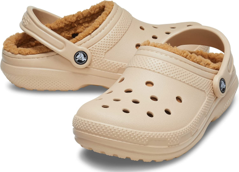 Мужские утепленные клоги Crocs сабо 1159769509 (Бежевый, 43-44)