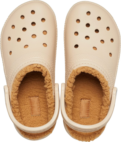 Мужские утепленные клоги Crocs сабо 1159769509 (Бежевый, 43-44)