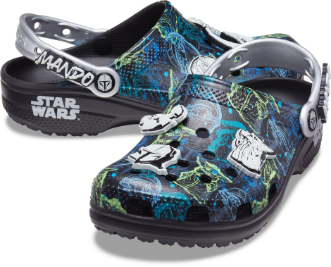 Мужские клоги Crocs STAR WARS Mandalorian сабо 1159779239 (Черный, 48-49)